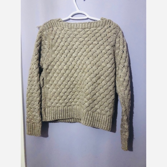 Revolve MAJORELLE Cable Knit Sweater in Grey - Picture 8 of 8